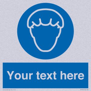 Custom Hair protection must be worn